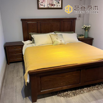 مجموعة إطار سرير خشبي خالدة