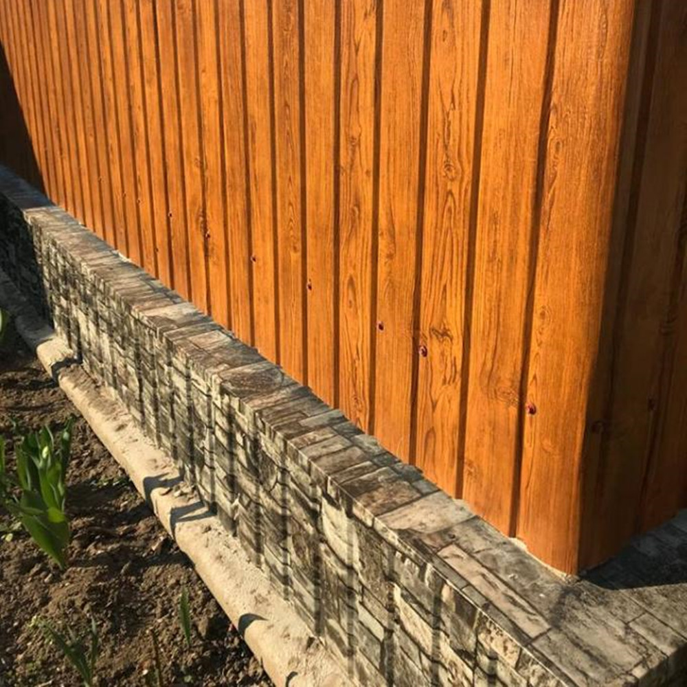 wood look Painted rolled steel