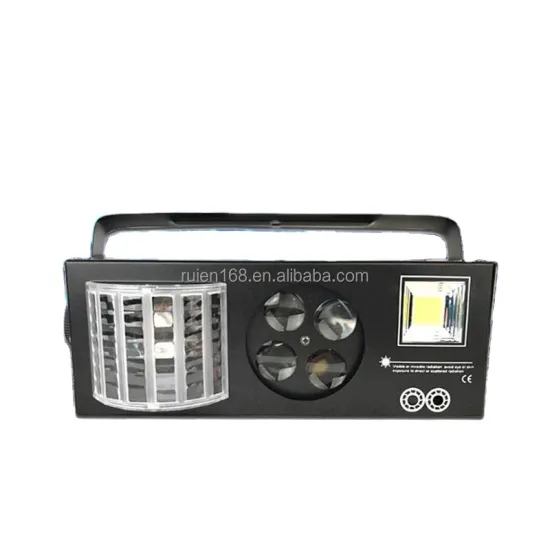 Factory Direct 4-in-1 Full-Color Butterfly Strobe Light: Sound Activated RGBW LED Pattern Lights