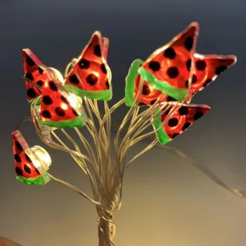Battery Operated Watermelon Shaped Twinkle Lights for Valentine's Day and Weddings