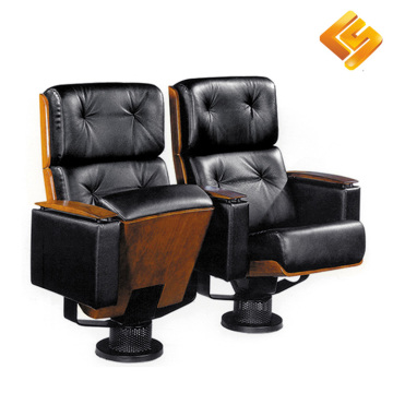 Фиксированный театральный набор сидений из синтетической кожи