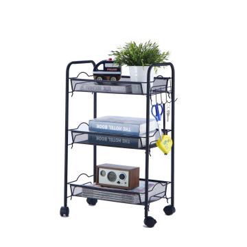 3-Tier Trolley Carts with Shelves