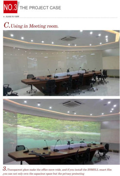 Sunlight Tinted Glass SPD Film Projection Glass