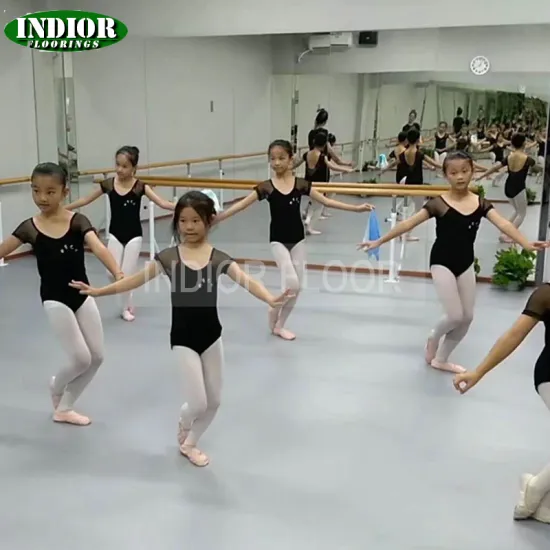 Professional Waterproof Vinyl Dance Mat Flooring: 5m Wide Black and White Options for Hotels and Indoors