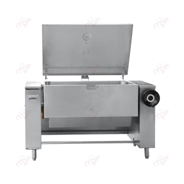 Stainless Steel Electric Tilting Flat Frying Pan for Commercial Kitchens