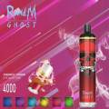 Популярные 4000 Puffs Randm Ghost Vape Rechargeable