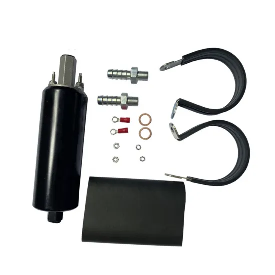 Universal High Flow High Pressure External Inline Electric Fuel Pump Kit GSL392 GCL611-2 255LPH 15-120 PSI