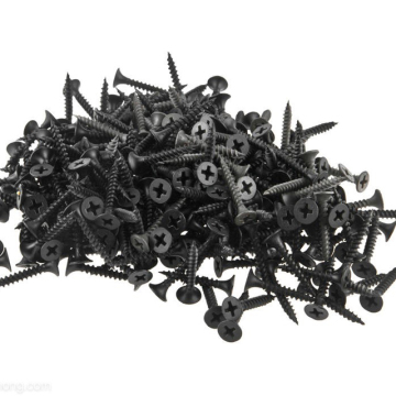 China Tianjin Wholesale Carbon Steel Black Phosphated Furniture Drywall Screws
