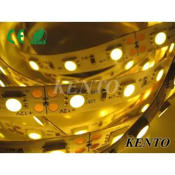 12volt  SMD3528 Flexible Yellow Led Strip Lights, 30pcs/meter