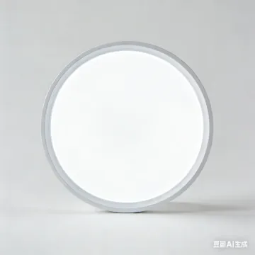 Ceiling lamp with balanced light effect