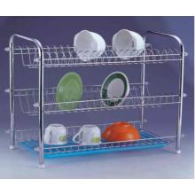 3 tier chrome drainer rack.