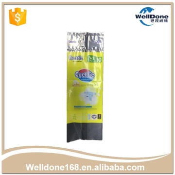 Good printing disposable diaper laminated poly bag
