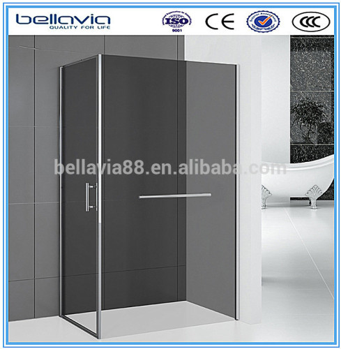 bathroom shower square pivot shower box glass shower stall