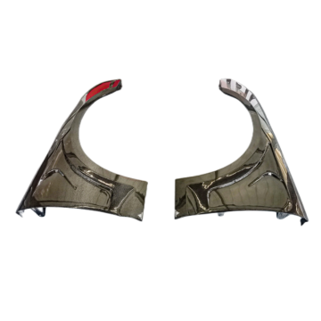 FOR Audi S4 RS4 Upgrade: AE Style Full Carbon Fiber Fenders Pair for B9 & B9.5 Models - Carbon Fiber Fender Body Kit