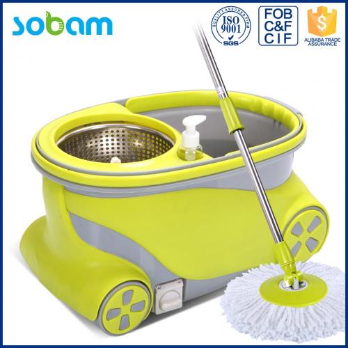 360 Degrees Floor Cleaner mop mudah sihir berputar mop