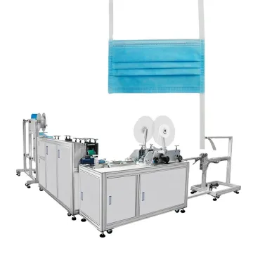 Automatic Medical Tie Type Flat Mask Making Machine