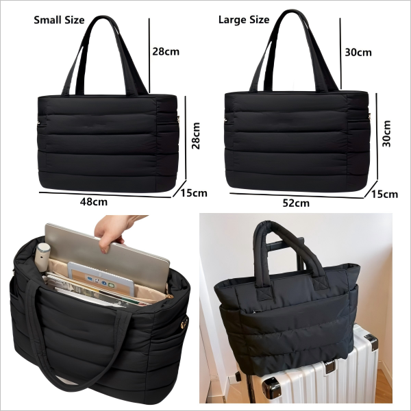 Beg tote kalis air fesyen wanita tersuai Custom women's fashion waterproof tote bag