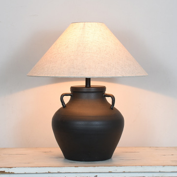 Chinese Retro Ceramic Table Lamp for Bedroom and Living Room