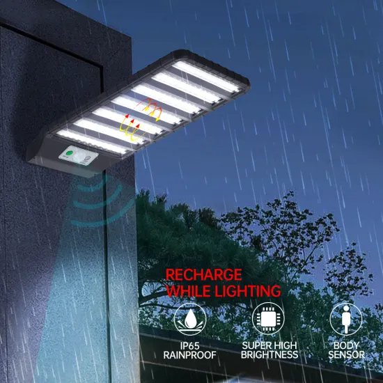 US Style Wall Pack Light 50W-120W Solar-Powered Garden Yard Light with Double Transparent Panels