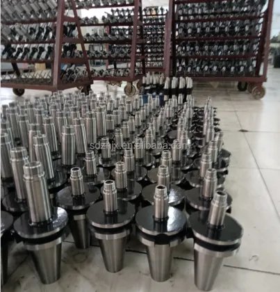 CAT40 CAT50 ER Collet Chuck CAT-ER Tool Holder" could be simplified to:

"ER Collet Chuck CAT-ER Tool Holder for CAT40 CAT50" 

However, if you want just one concise title, then:

"ER Collet Chuck CAT-ER Tool Holder" 

would be suitable.