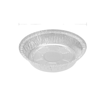 Disposable 7 Inch Round Aluminum Food Foil Container