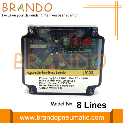 8 Lines Dust Collector Pulse Valve Timer Controller, High Quality 8 ...