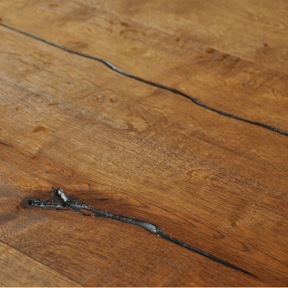 Piso de madera de ingeniería de roble blanco europeo de 190 mm de ancho