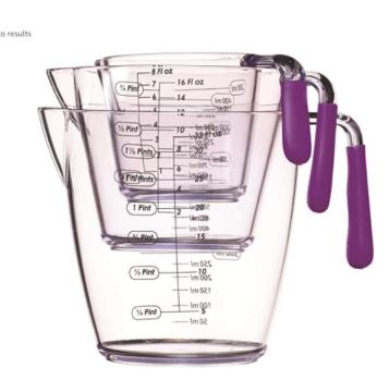 Plastikmessbecher und Krug Set für Milchtee -Shop: Größen 200 ml, 400 ml und 900 ml