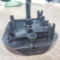 Black Plastic Injection Molded Parts with Textured Finish
