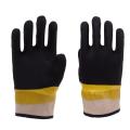 Safety cuff PVC coated glove jersey liner