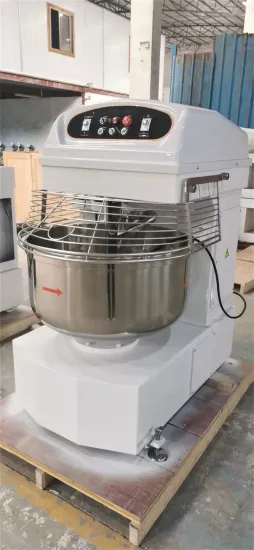 2022 Commerical Bakery Equipment 200L Dough Mixer Flour Mixer Automatic 75 Kg 100 Kg Spiral Mixer Manufacturer with CE