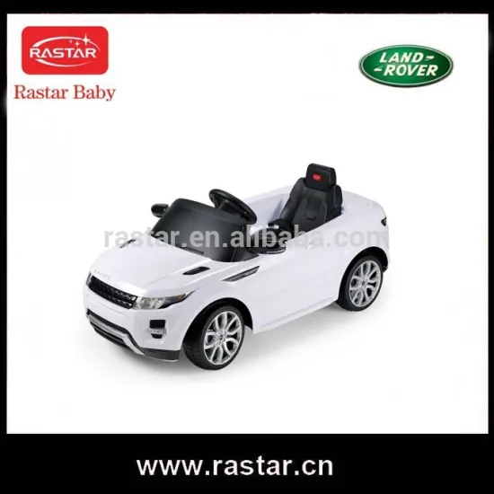Land Rover Evoque Car Type and Plastic Material RASTAR kids 12V ride on car
