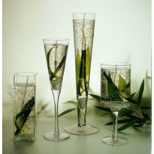 glass jelly candle Decorative Candle