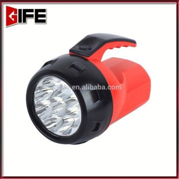 Portable Plastic 9 Led Handlamp Hand Held Search Light