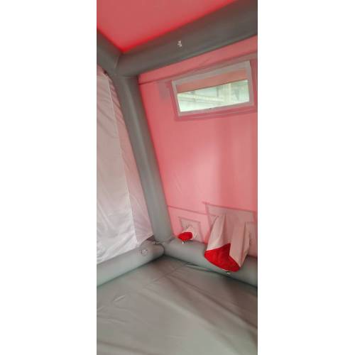Durable Red Oxford Cloth Tent for Decontamination