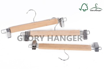 Glory Hanger flat pants hanger ,wooden hanger for pants