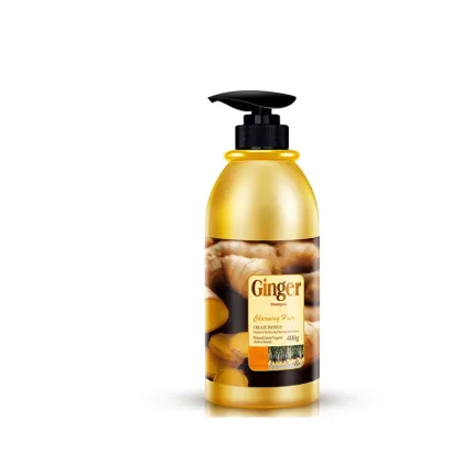Organic Natural Herbal Anti-Hair Loss Ginger Shampoo Set