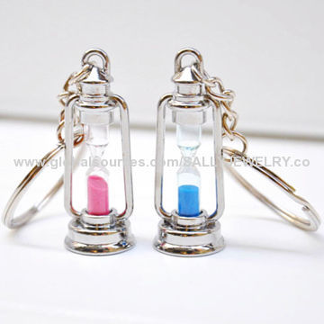 Custom Hourglass Couple Keychains, OEM Orders are Welcome