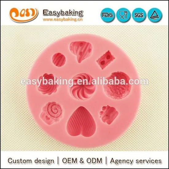 Custom Pastry Silicone Fondant Mold For Cake Decorating Gumpaste Sugarcraft
