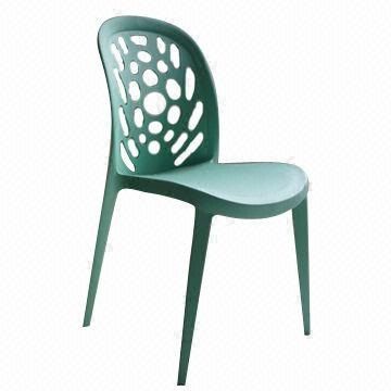 Fashionable Dining Chair, Made of Plastic, Available in Various Colors