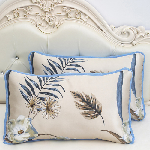 Embroidery Cushion Cover latest canvas printing pattern cushion cover pillowcase Manufactory