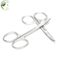 Scissors de artesanato curvo beleza para extensões de pestanas de sobrancelha