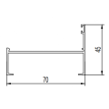 H13 casement window profile extrusion tool