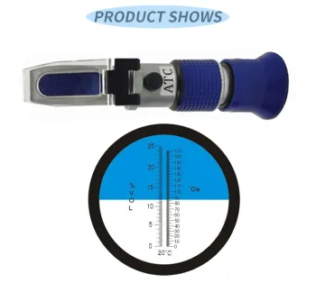 Pure Aluminium Refractometer for Measuring Sugar Content in Grape Wine Brewing