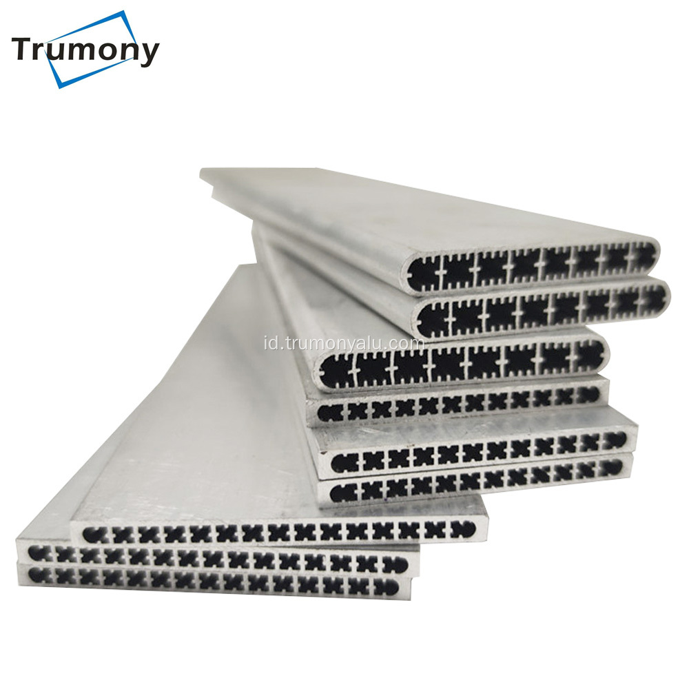 Aluminium Flat Pipes Car Air Radiator Microchannel Heat Exchanger