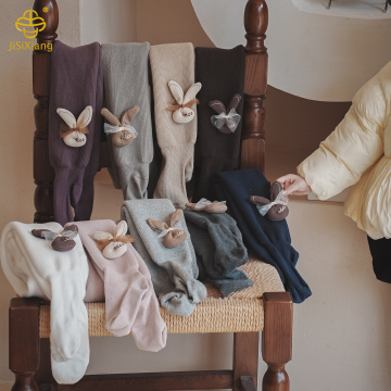 厚いベルベットのかわいいウサギのお尻パンスト