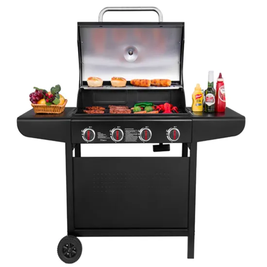 Ce Professional Outdoor Stainless Steel 2-Burners Barbecue Gas Bbq Grill