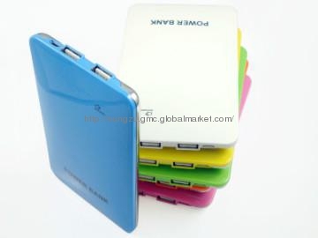 Super thinner dual usb 10000MAh power bank