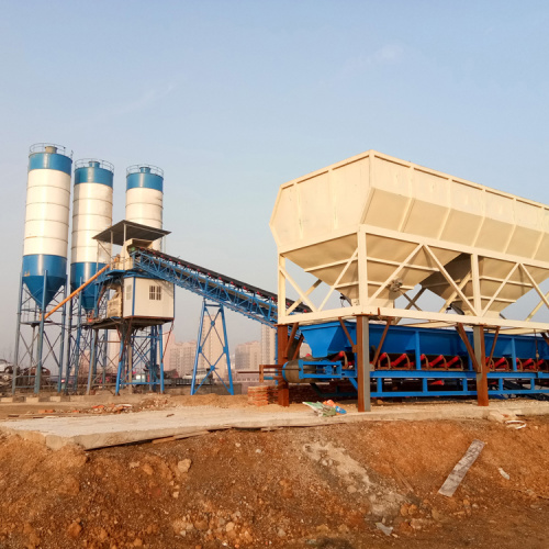 HZS90 concrete batching plant with turnkey service