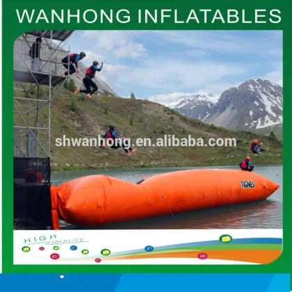 Crazy summer water game inflatable water blob jump for sale